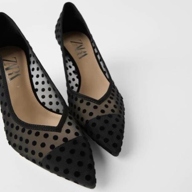 Zara Heels polkadot Termurah