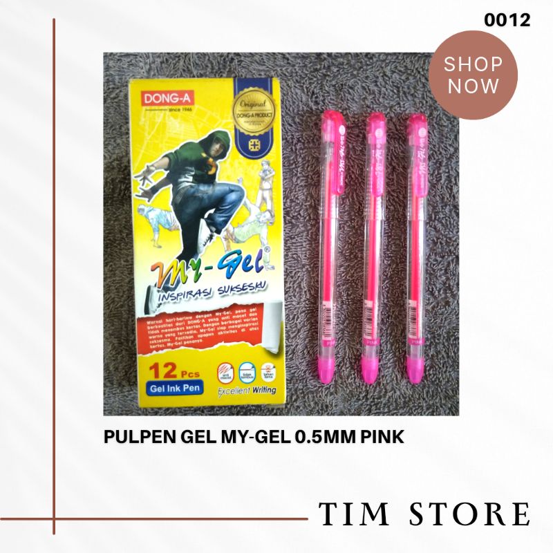 

PULPEN GEL MY-GEL 0.5MM PINK
