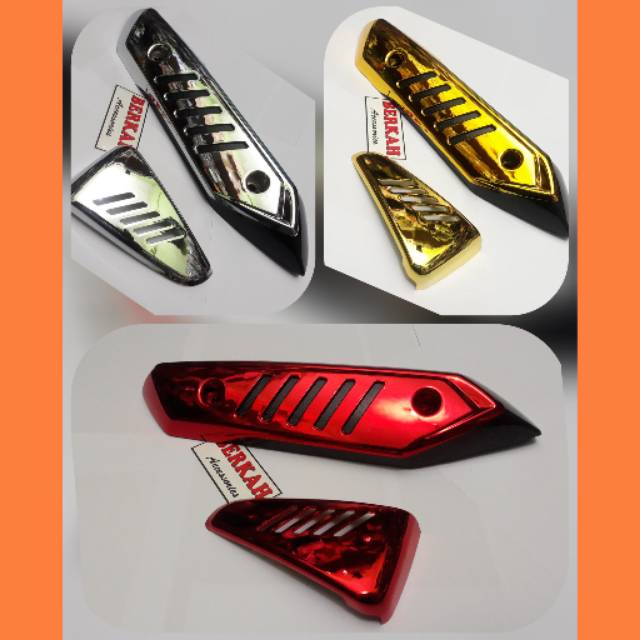 Tutup knalpot plus garnis hawa beat fi beat karbu warna