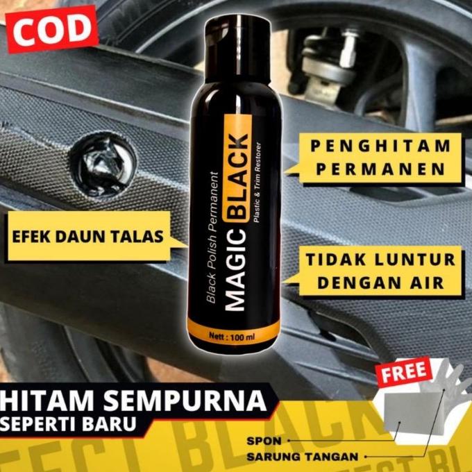 Penghitam Body Motor Aero Black Polish