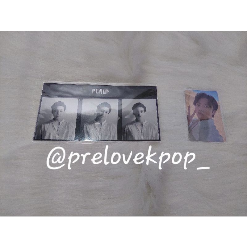 Sharing BTS Proof Benefit Weverse Photostrip Jungkook