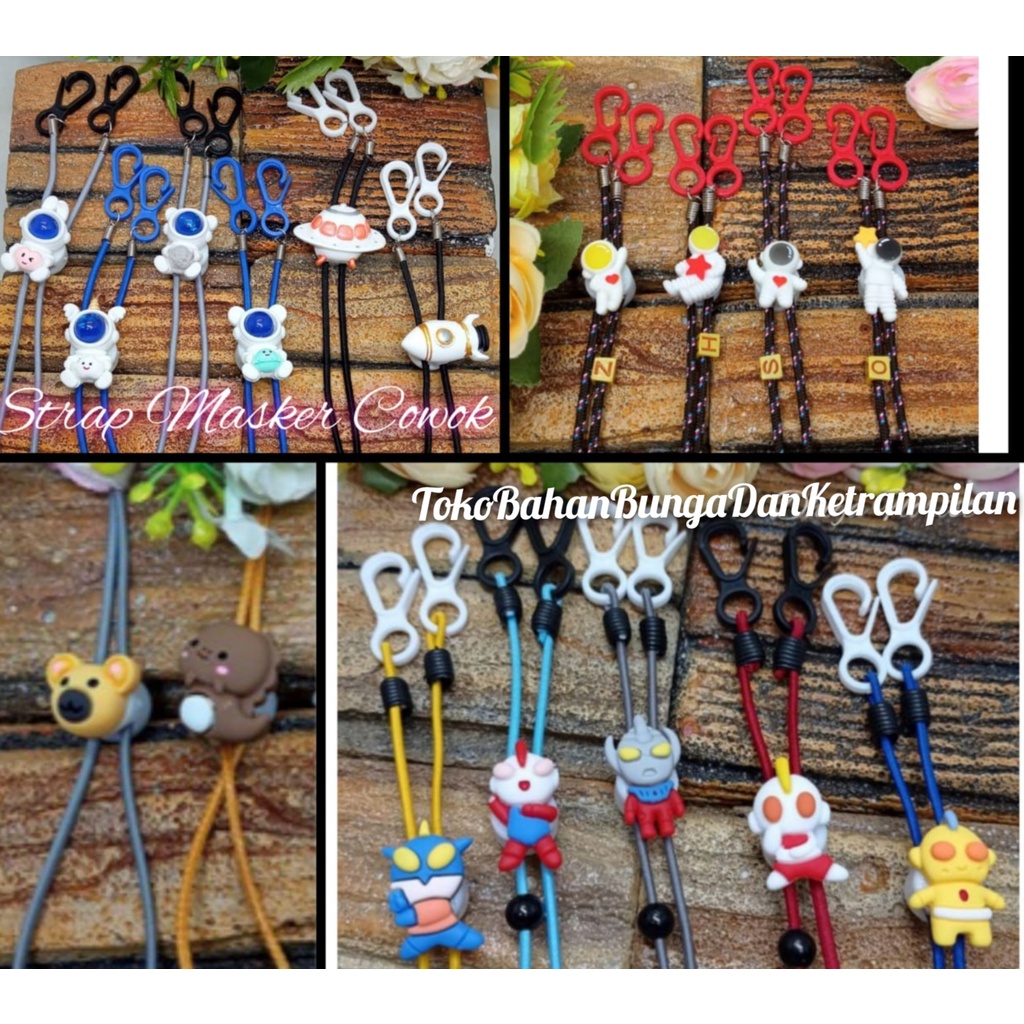 Strap Mask Anak Cowok Karakter Strap Masker Edition Spesial Ultraman Headloop