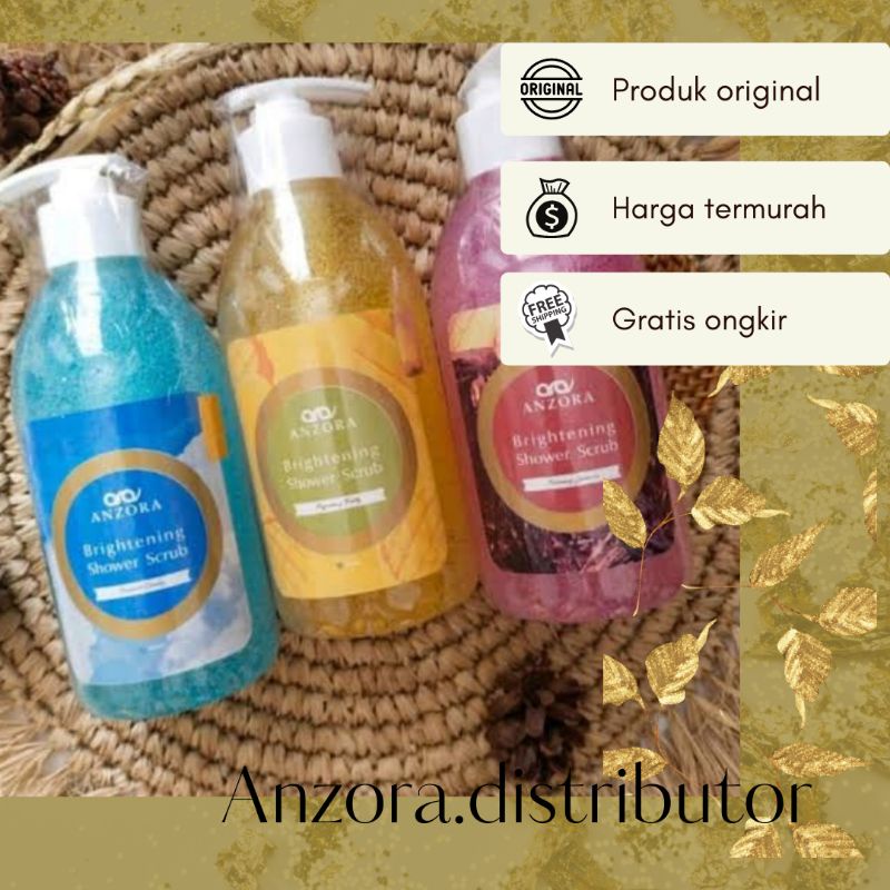 body shower anzora/ shower scrub anzora/ sabun mandi anzora