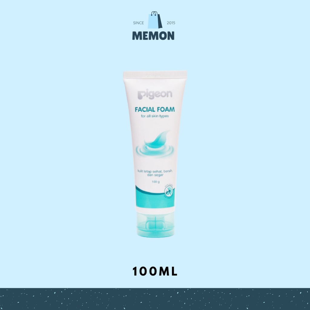 PIGEON Facial Foam / Sabun Muka / Pembersih Wajah 100ml