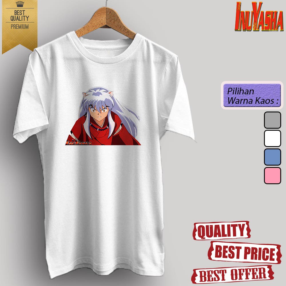 kaos t shirt premium ANIME TV INUYASHA 17