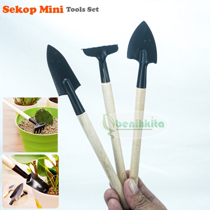 Sekop Mini 1 Set Shovel Spade Untuk Berkebun