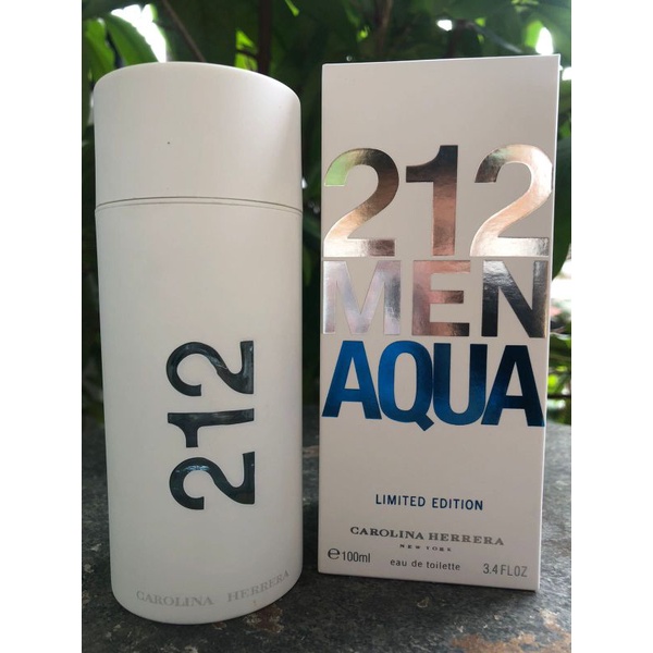 ch 212 men aqua/parfum pria