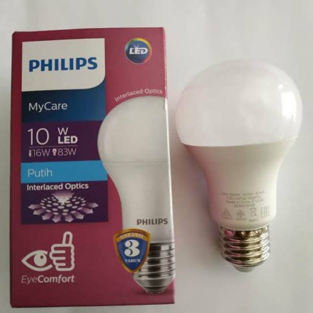 Lampu Led Philips MyCare 10 Watt Putih