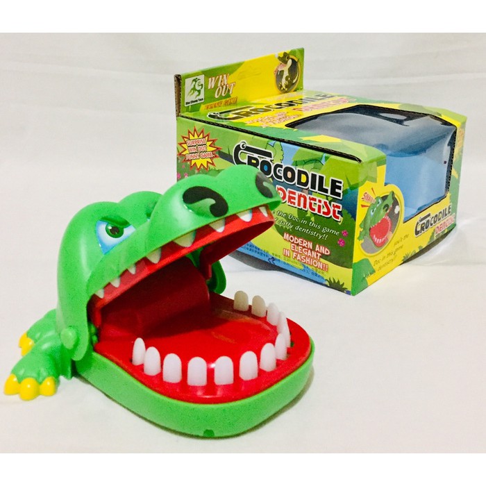 Mainan Anak Prank Crocodiles Jebakan Buaya Gigit Dex