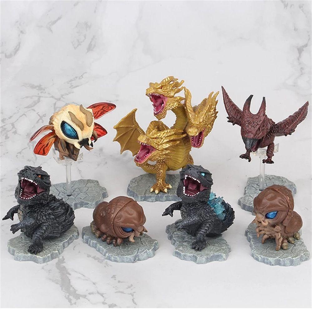 [Elegan] Godzilla Mainan Angka Mini Model Khusus Mainan Dinosaurus GodAzilla Toy Figure Figurine Mainan Godzilla Film Mainan