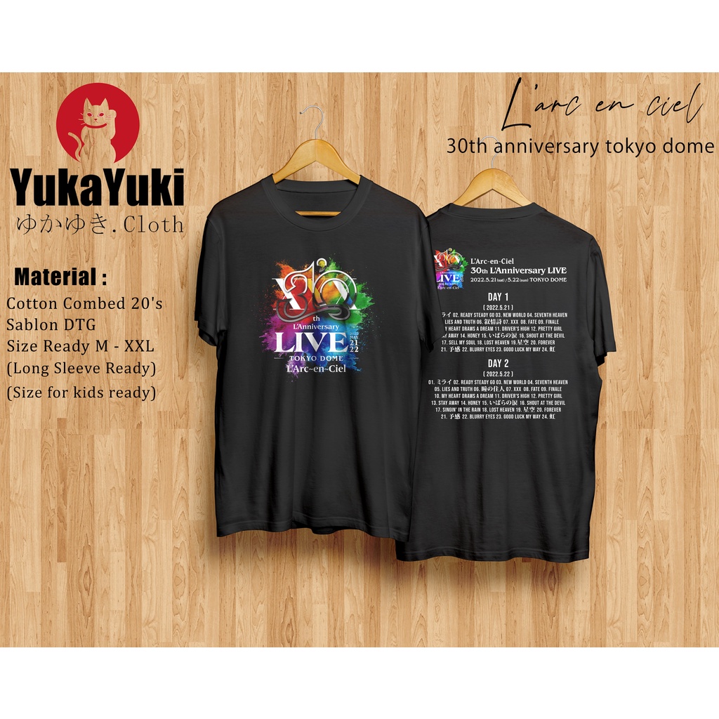 Kaos L arc en ciel - 30th L'anniversary Tokyo Dome 2022