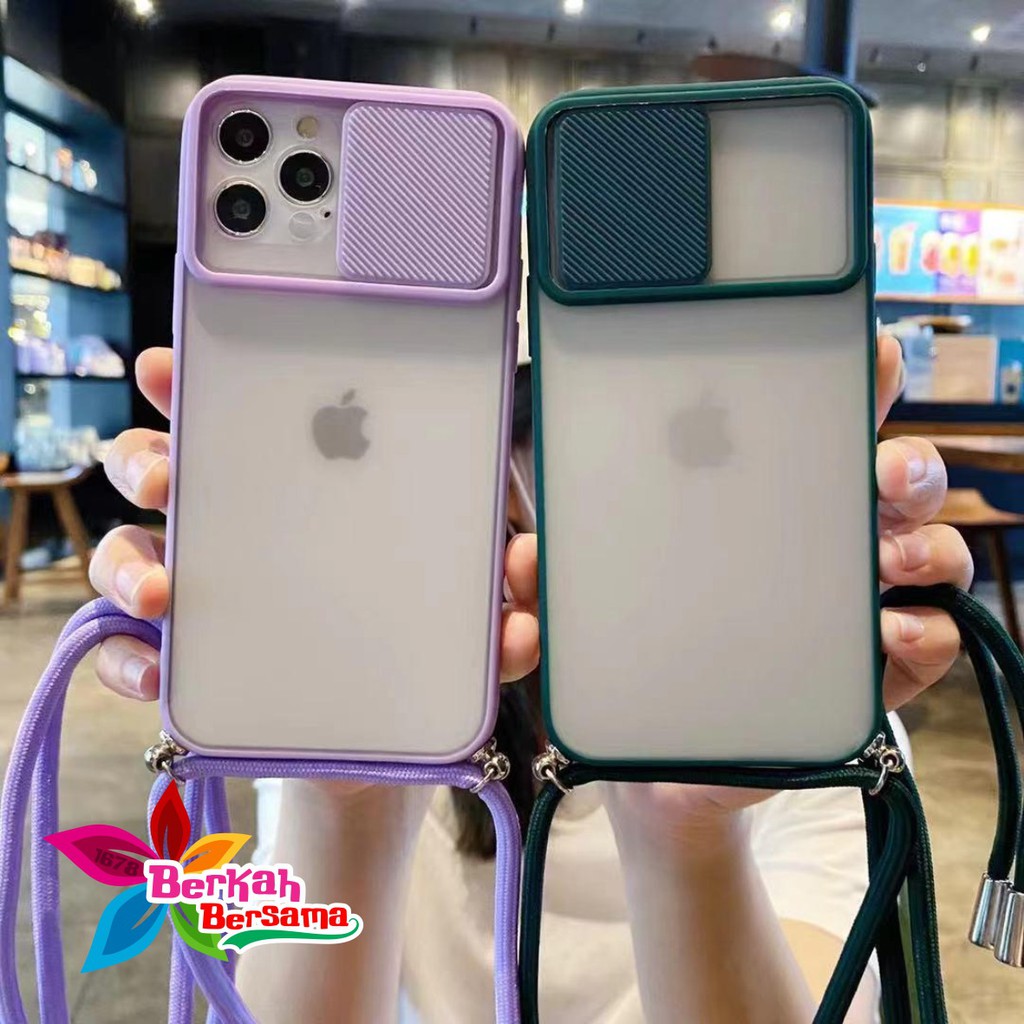 SOFTCASE SLINGCASE SLIDE PELINDUNG KAMERA IPHONE 6 6+ 7 7+ 8 8+ SE 2020 X XR XS MAX BB5374