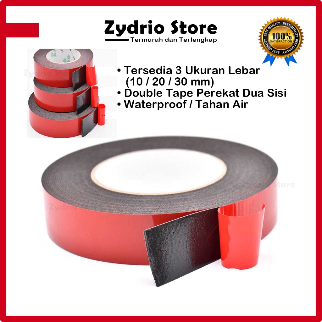 Lakban Double Tape Busa Anti Air / Selotip Solasi Foam Double Tape