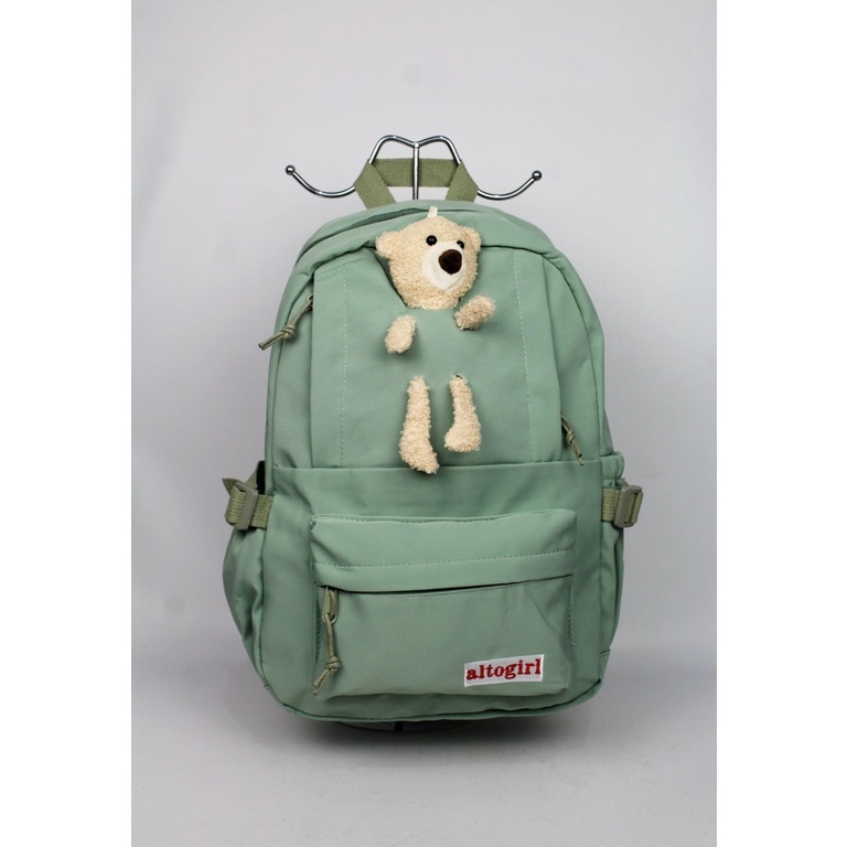 STANDAR MATERIAL / TAS KOREA / RANSEL KOREA ANAK CEWEK / TAS ANAK BONEKA LUCU / RANSEL ANAK PEREMPUAN FREE BONEKA / TAS KOREAN BONEKA / TAS KOREA STYLE / RANSEL KOREA