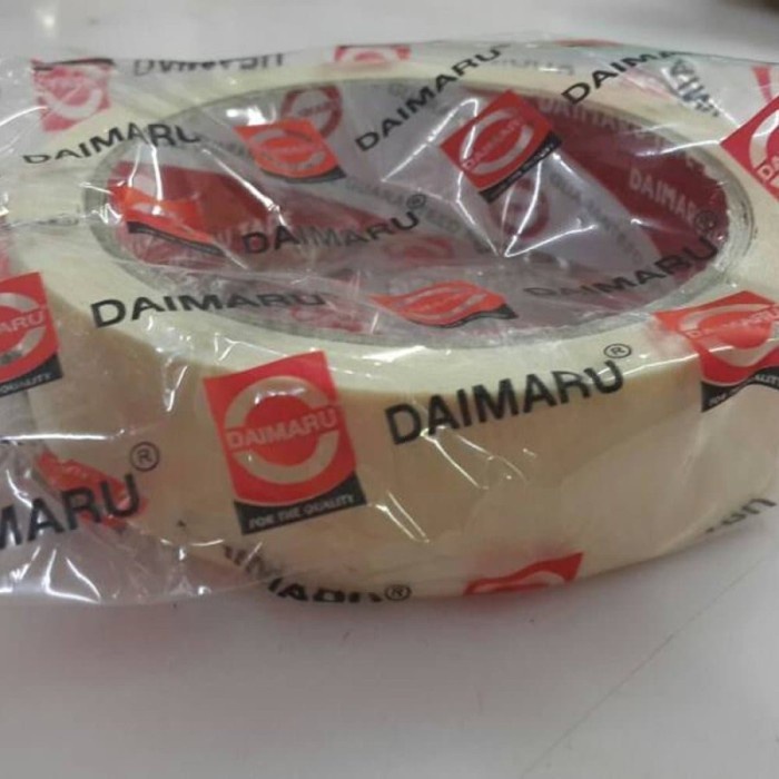 

Lakban Kertas Daimaru 1 inch / Masking Tape / Selotip Isolasi 24x21