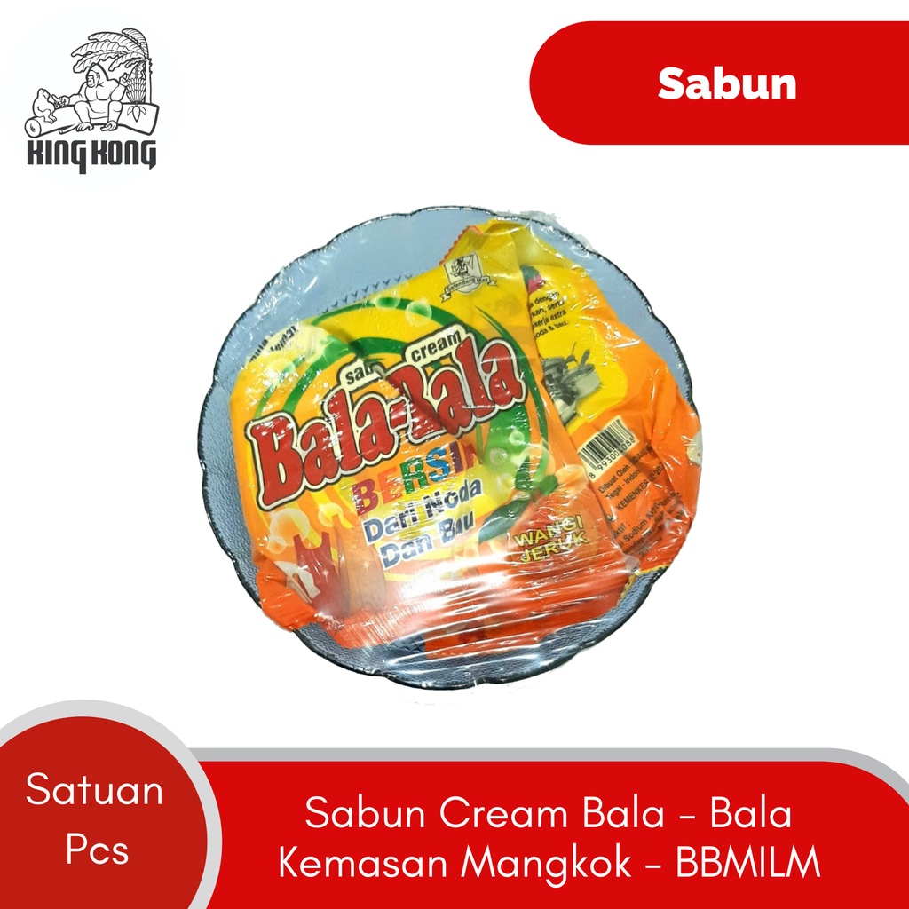 Sabun Cream Bala-Bala Kemasan Mangkok - BBMILM - dijual per pcs