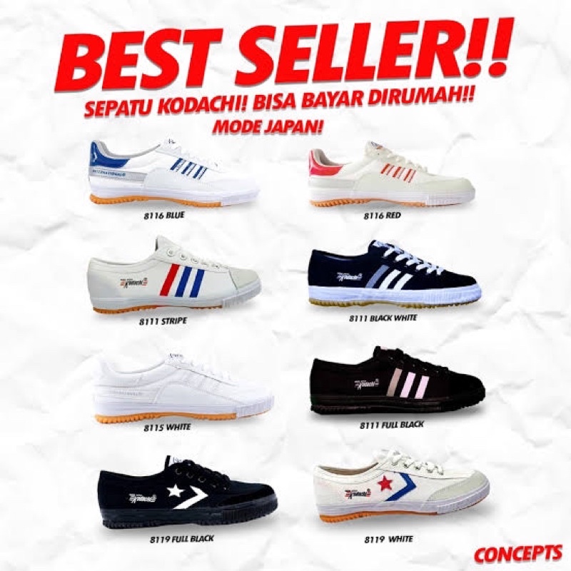 kodachi 8116 sepatu capung olahraga pria wanita