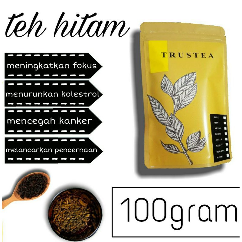 

Teh Hitam Premium Trustea 100gram