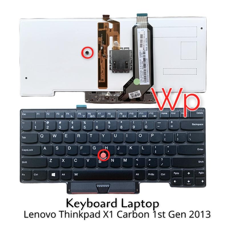 keyboard Laptop Lenovo Thinkpad X1 Carbon 1st Gen 2013 MT 3443 3444