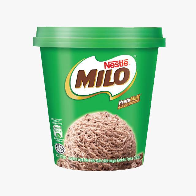 

NESTLE MILO ICE CREAM 750ML ES KRIM IMPORT MILO 750 ML FROZEN DESSERT ES KRIM