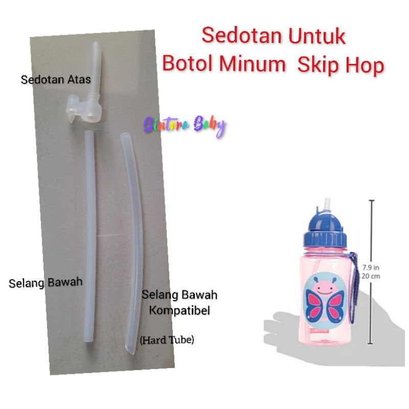 Sedotan Botol Minum SkipHop / Sparepart Pengganti Skip hop Zoo Straw bottle