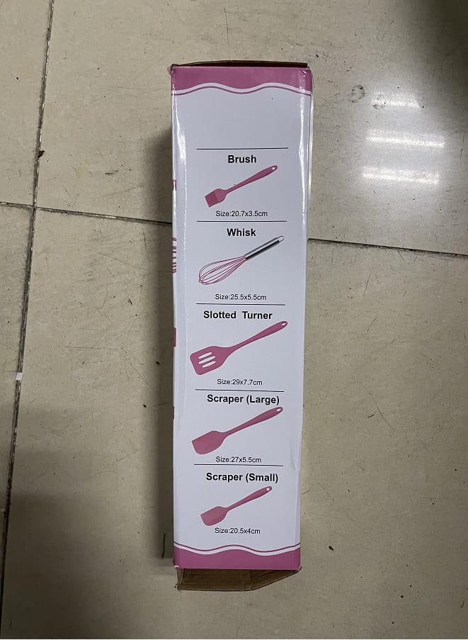 Alat Masak Set/silikon Spatula Set/food Grade Peralatan Dapur/silicone Utensil Set  Tahan Panas