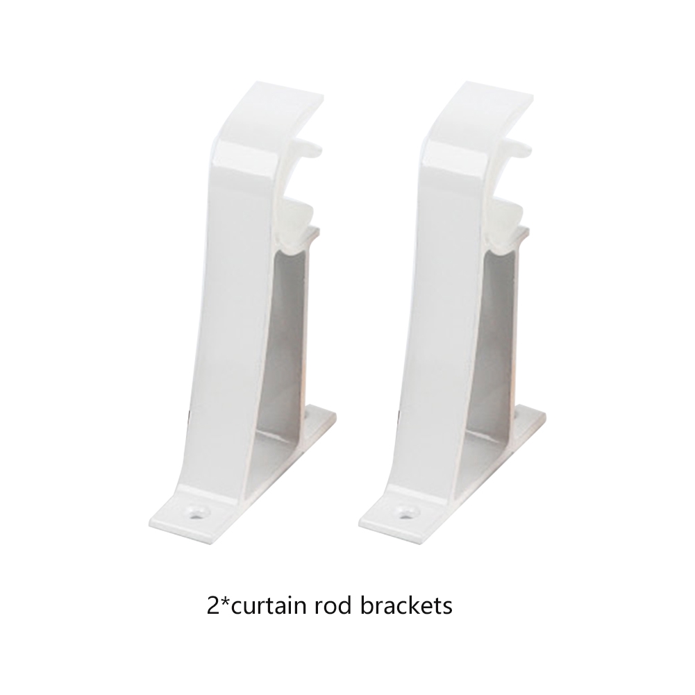 Aluminum Alloy Ceiling Mount Decorative Easy Install Fixed Home Modern Thickened Curtain Rod Bracket