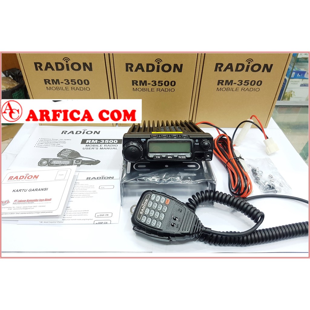 RIG RADION RM-3500 RIG UHF 330Mhz Garansi 2 TAHUN 50W RADIO RIG RM3500