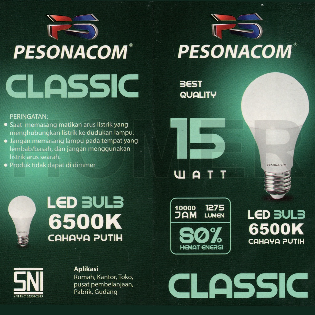 Pesonacom Lampu LED Bohlam Bulb Led Rumah kantor paling murah termurah SNI 7w 7watt 7 w 7 watt 9w 9watt 9 w 9 watt 12w 12watt 12 w 12 watt 15w 15watt 15 w 15 watt putih