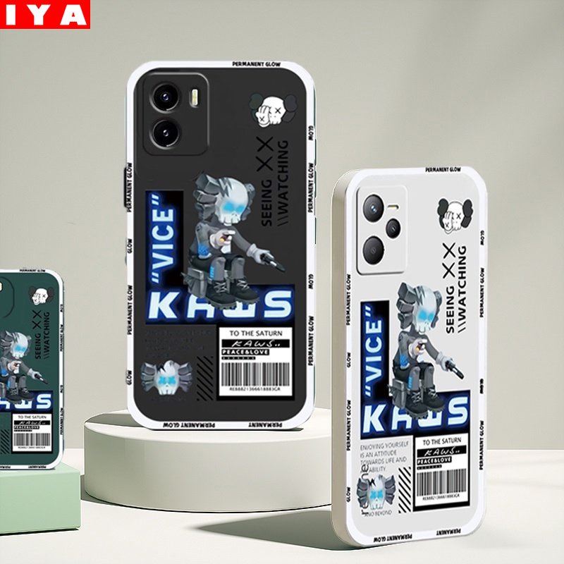 Soft Case Silikon Motif KAWS Untuk VIVO Y36 Y16 Y02 Y35 Y22 V27E V25 V25E Y21 Y21A Y21T Y21S Y33S Y15S Y01 Y11 Y12 Y15A Y12 Y20 Y20S Y20i Y19 Y85 Y50 Y30 Y1