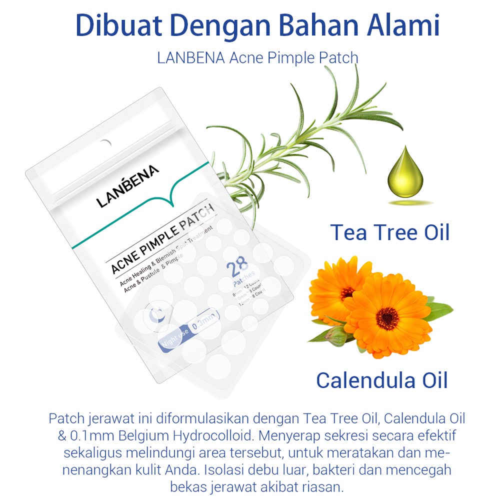 {LB} LANBENA Acne Pimple Patch Masker Invisble Stiker Jerawat