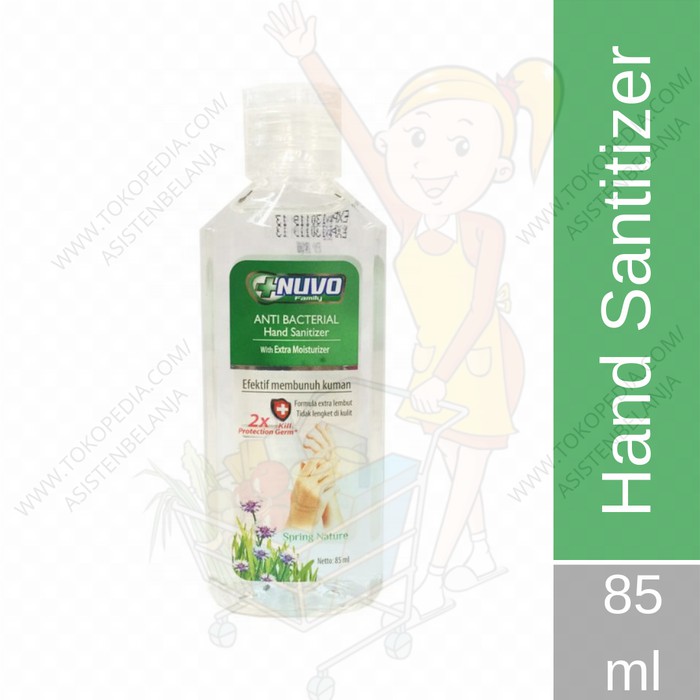 NUVO Antibacterial Hand Sanitizer Spring Nature 85ml Pembersih Tangan