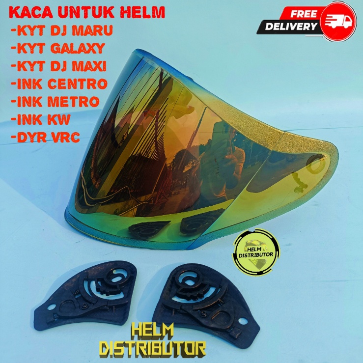 KACA HELM INK CENTRO, KYT DJ MARU GALAXY DLL