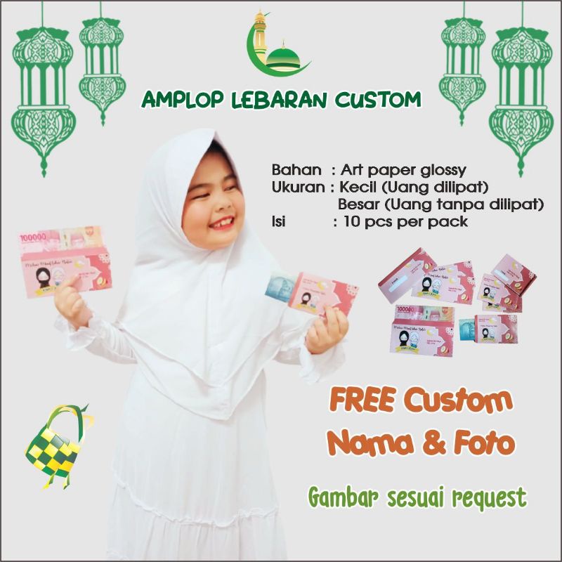 

Amplop lebaran custom
