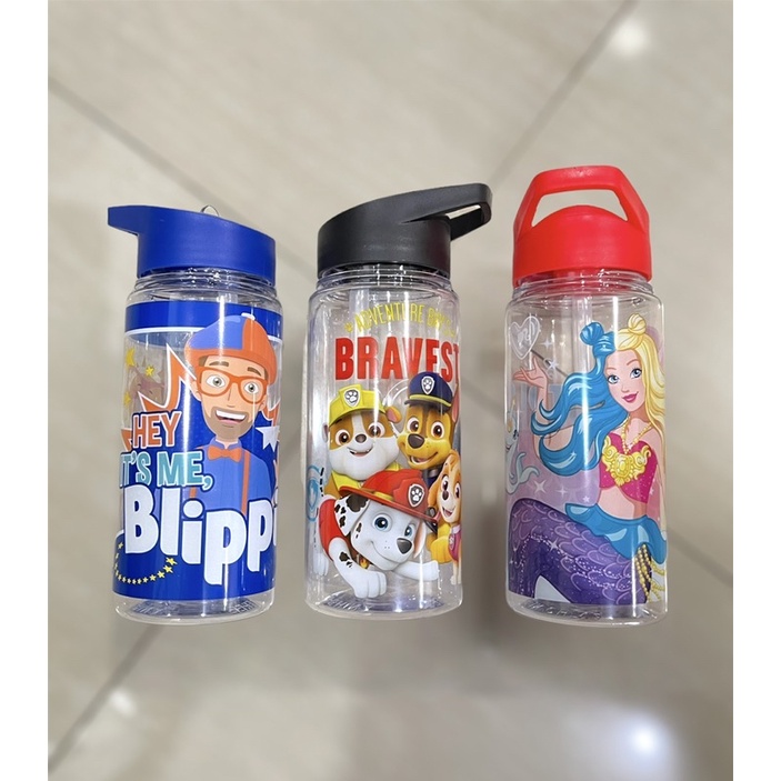 BOTOL MINUM ANAK KARAKTER CARTOON - BOTOL MINUM ANAK SEKOLAH SEDOTAN 500ML M-655