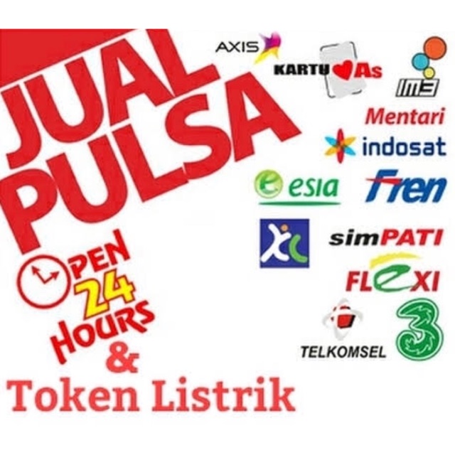 Jual pulsa tri 1000