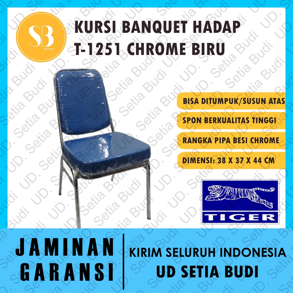 Kursi Banquet Tiger T-1251 CHROME