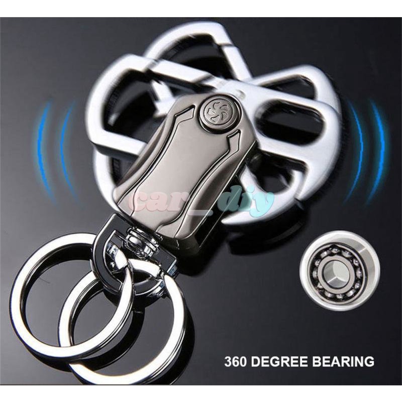 Gantungan Kunci Fidget Spinner Multifungsi Pembuka Botol Bahan Zinc Alloy