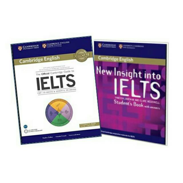 Paket Buku Cambridge Guide Ielts Dan New Insight Into Ielts Shopee Indonesia