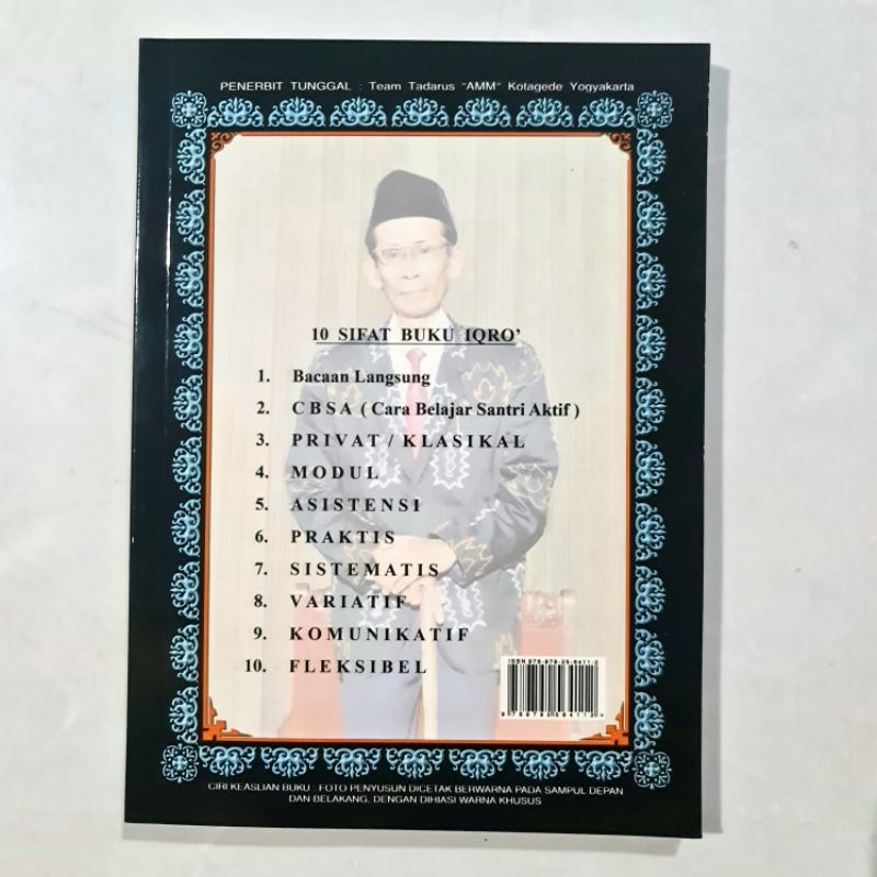 BUKU IQRO BENDEL BESAR KERTAS CD - CARA CEPAT BELAJAR MEMBACA AL-QURAN