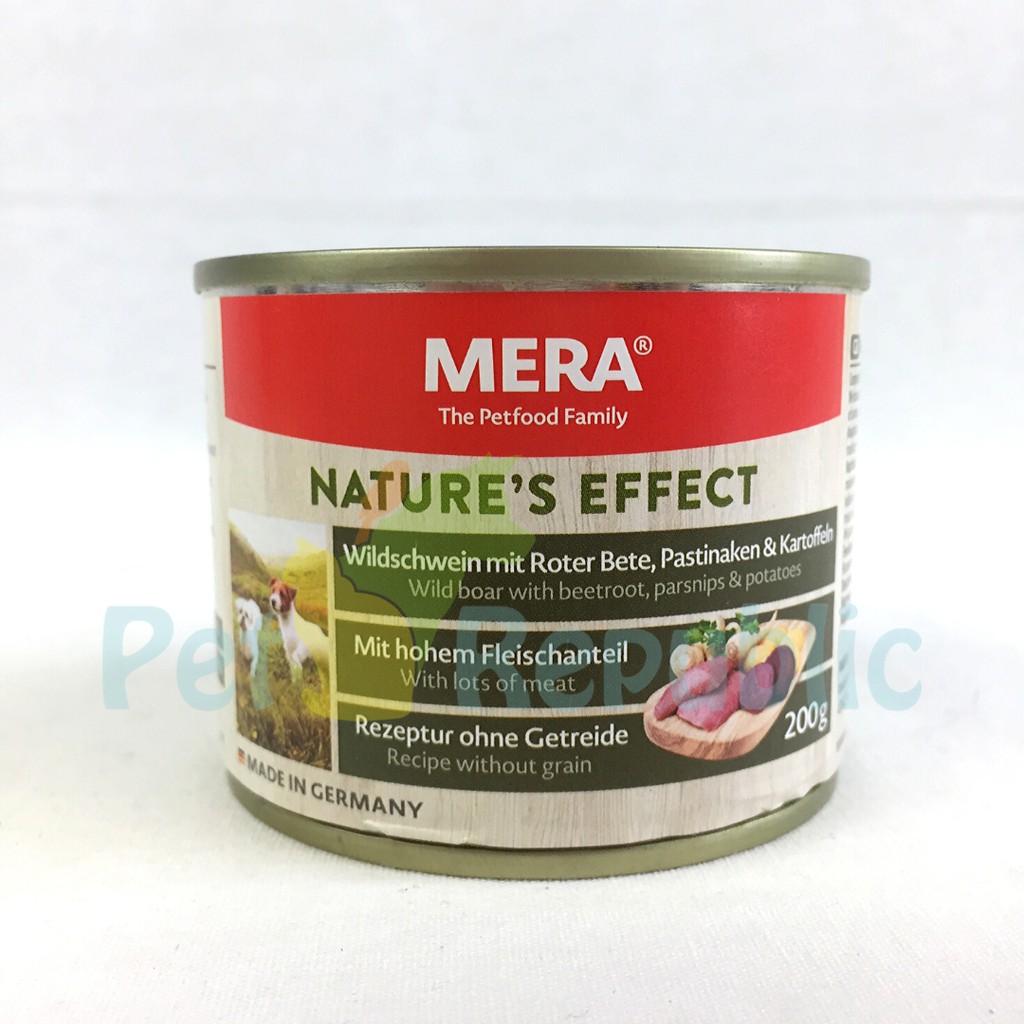 

MERADOG Makanan Anjing Kaleng Nature's Effect Wetfood 200gr