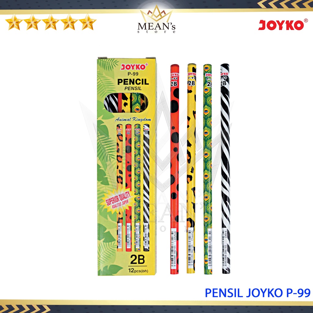 

Pensil Joyko P-99 Animal/Pensil Kayu Motif Binatang P99