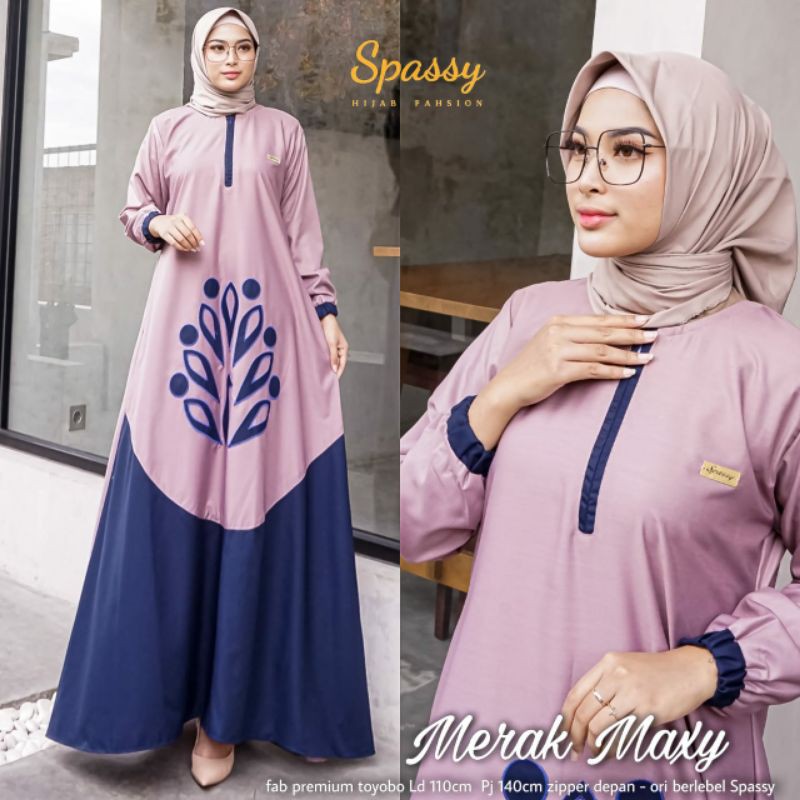 gamis polos MERAK MAXY ORI SPASSY
