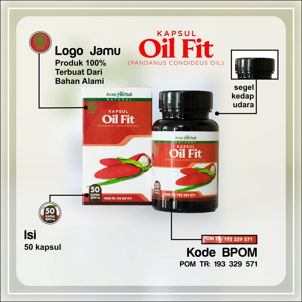 Obat Hernia Turun Berok Pembengkakan Dan Benjokan Kapsul Oil Fit Ekstrak Buah Merah Papua