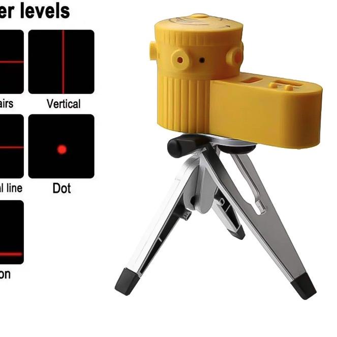 RT4✴ Mukava Laser Leveler Siku Laser Level Tripod Siku Tukang Laser Level  Siku Alat Ukur Bangunan H