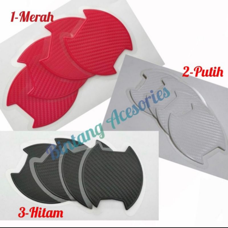 Pelindung Gagang Pintu Mobil ALL NEW SWIFT Carbon Original