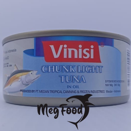 

Vinisi Chunk Light Tuna Daging Ikan Tuna dalam Rendaman Minyak 160g