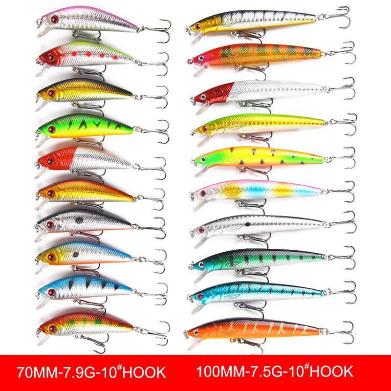 Umpan Buzz Bait Lure Fishing Accessories SwimBait Lure 20Pcs Lure For Fishing Fishing Gear Clouser Minnow Gewang Fish bait Floating Lure Top Water Lure Fishing Bait Minnow Lure Fishing Lure Spinner Bait Fishing Bait Set