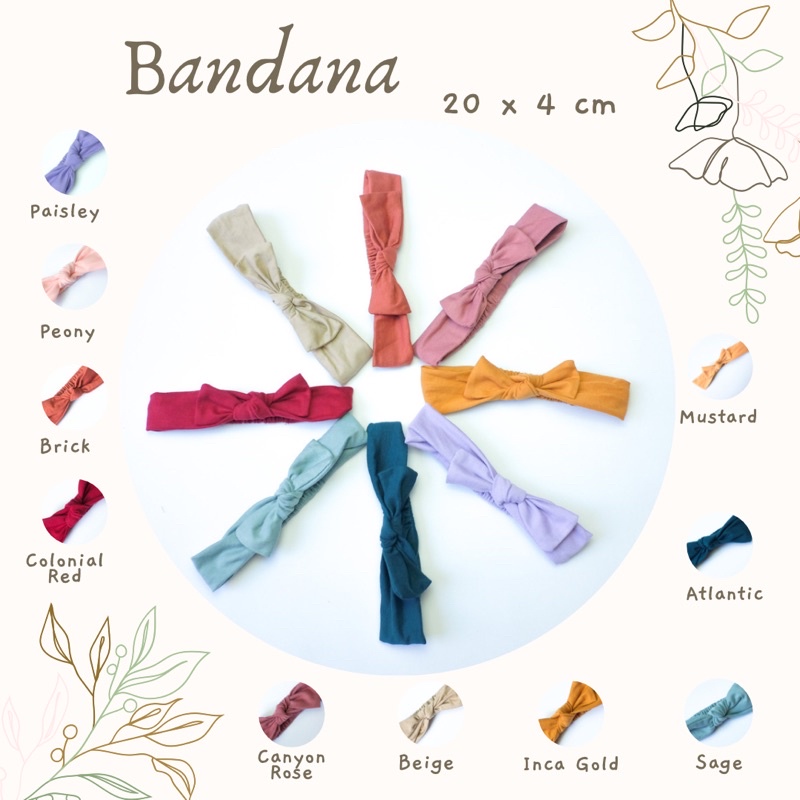 MINIQUIN Bandana Bayi / Baby Bow