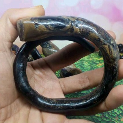 gelang akar bahar hitam bonggol jumbo